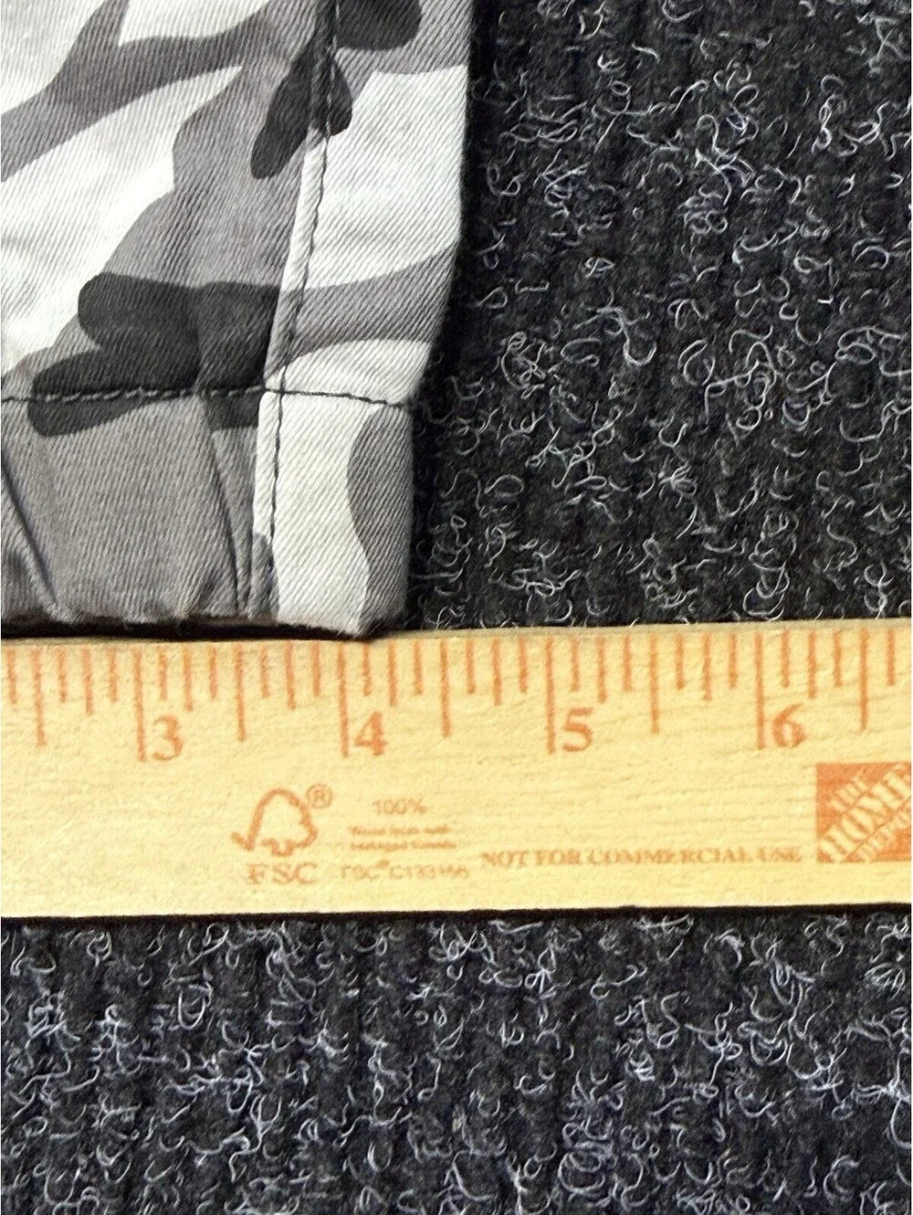 V.I.P. Girls Gray Camo Cargo Jogger Pants Size 7/8 Adjustable Waist